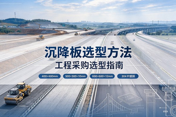 宁晋沉降板选择方法