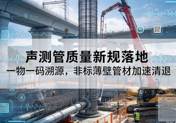 宁晋声测管质量新规落地，一物一码溯源，非标薄壁管材加速清退