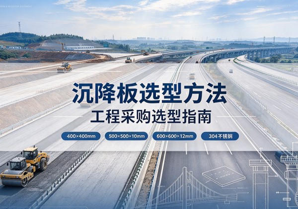 宁晋沉降板选择方法